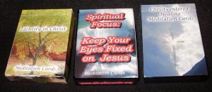3 Deck Set of Christian Meditation Cards: Discounted